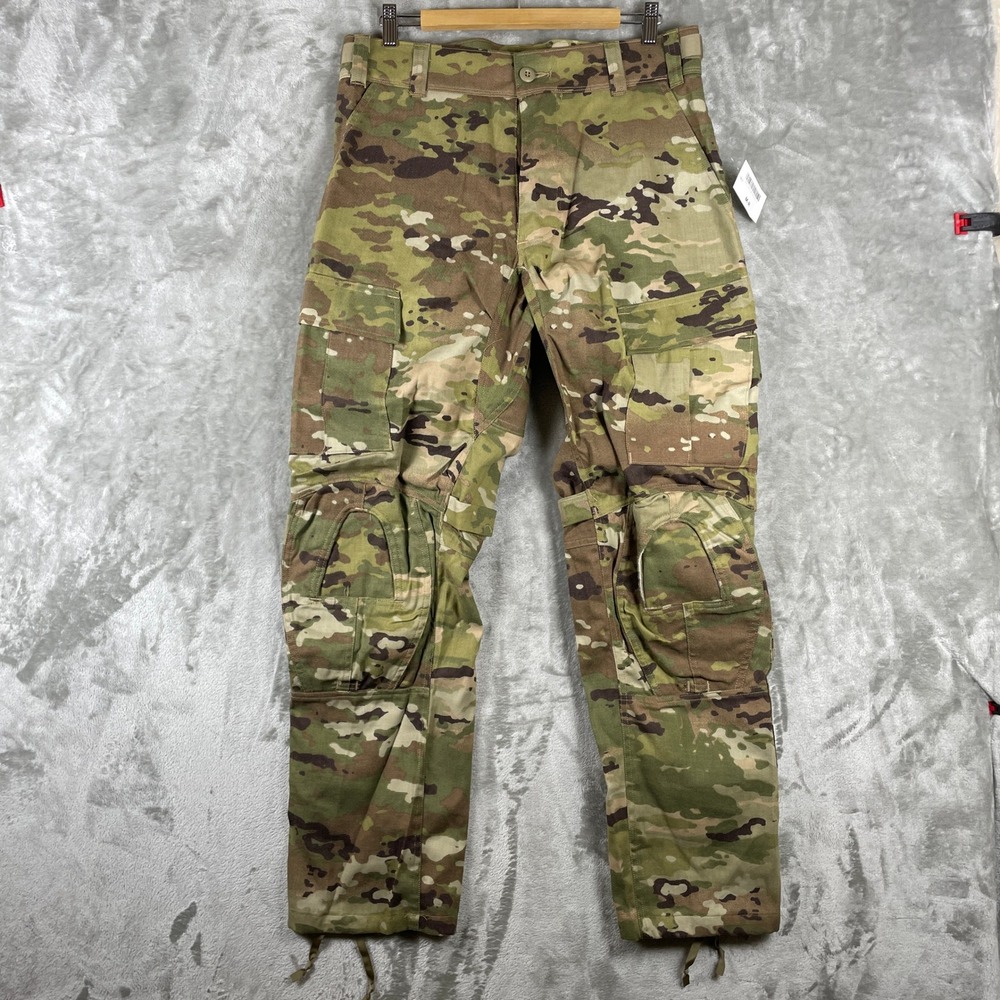 NWT Army Combat Pants Mens Medium Regular Camo Flame Resistant Crye Knee Pad OCP